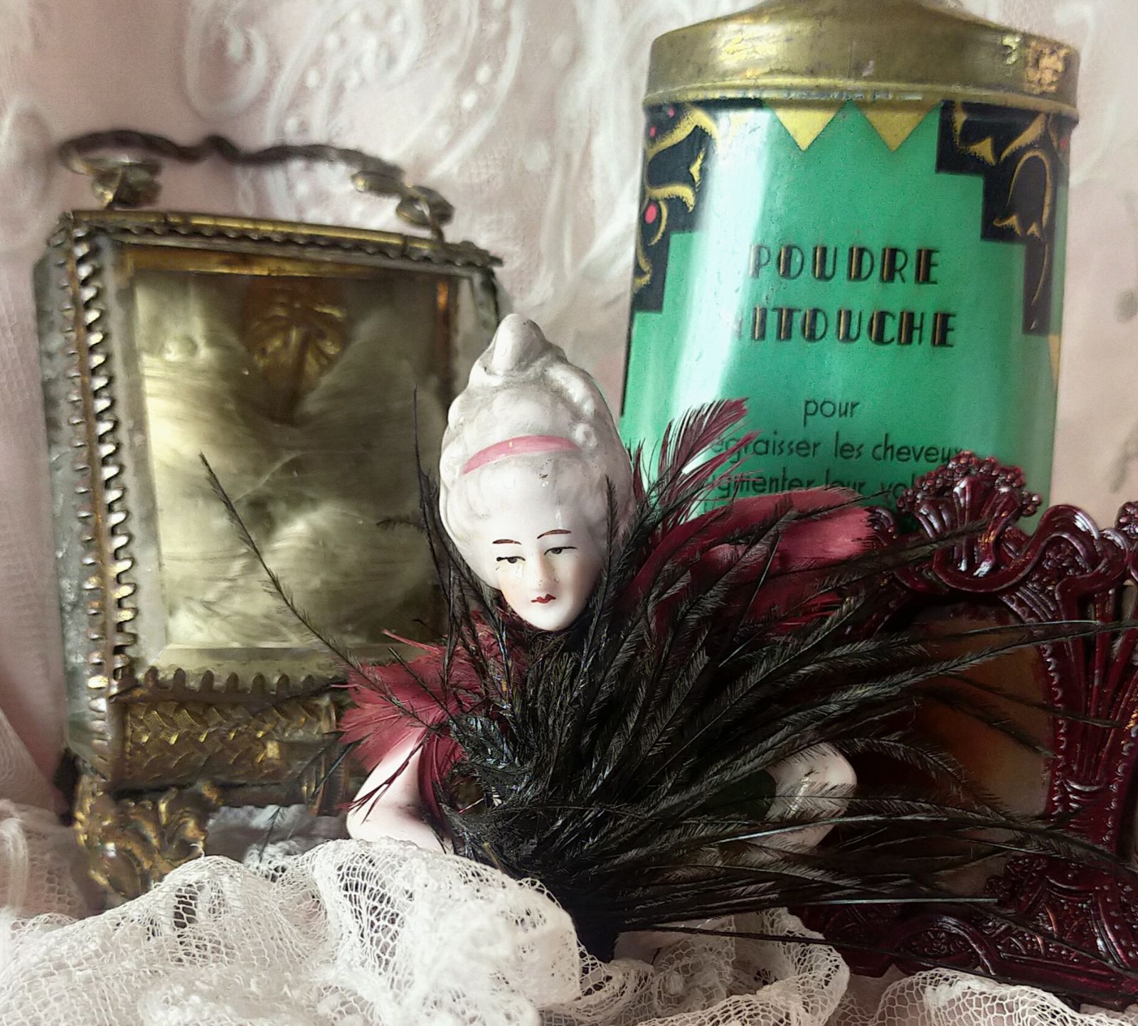 ミニョネット ビスクヘッド ドール /405076