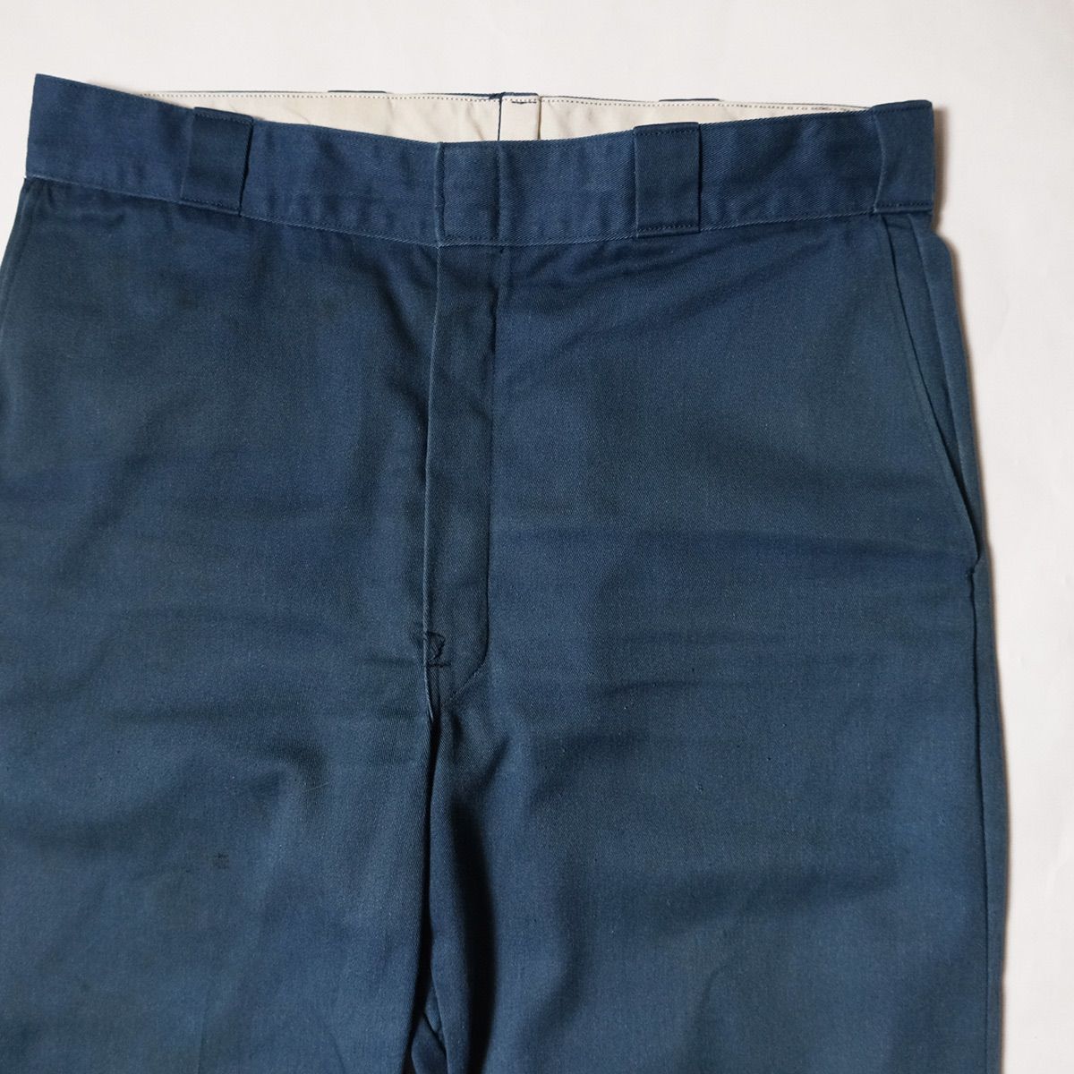 80s 874 Dickies ネイビー 36 32 USA製 TALON 80's 90's USA製 ディッキーズ Dickies 874 ワークパンツ 紺 (36