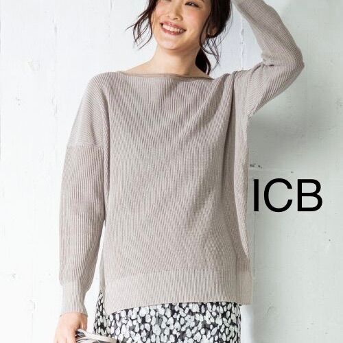 ICB Linen Half Cardigan ニット【☆美品】 - メルカリ