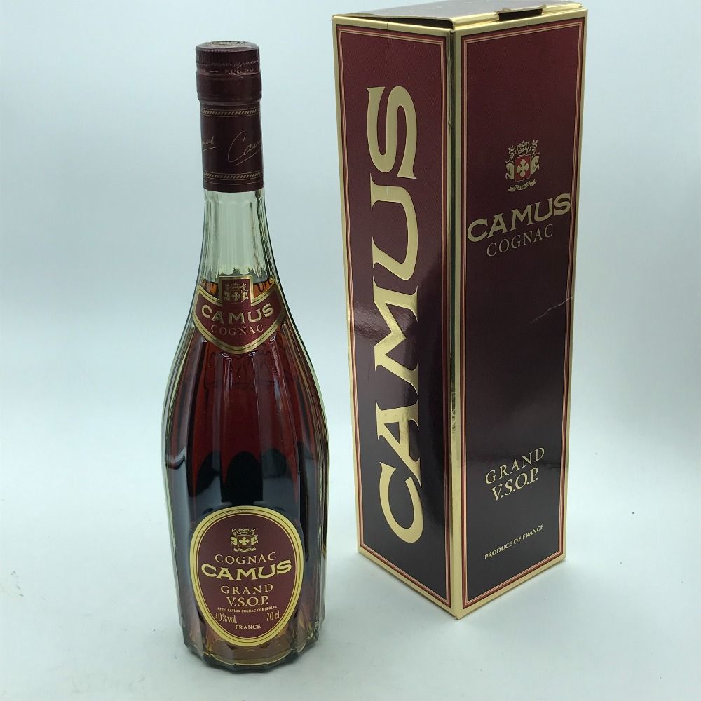 箱付き コニャック カミュ【未開栓】CAMUS COGNAC GRAND V.S.O.P. ブランデー 700ml 40% VSOP お酒  未成年購入不可商品 返品不可【中古】 - メルカリ