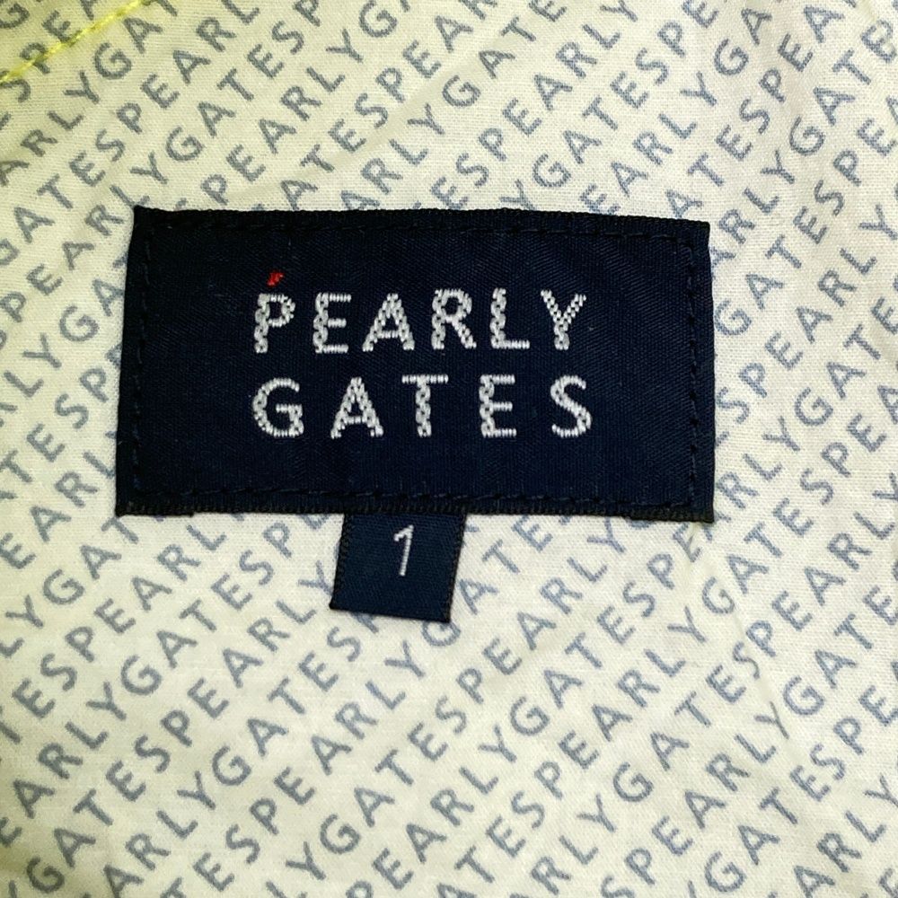 サイズ：1 PEARLY GATES パーリーゲイツ  ロングパンツ  イエロー系 [240101474828] ゴルフウェア レディース ストスト サイズ：1 PEARLY GATES パーリーゲイツ ロングパンツ イエロー