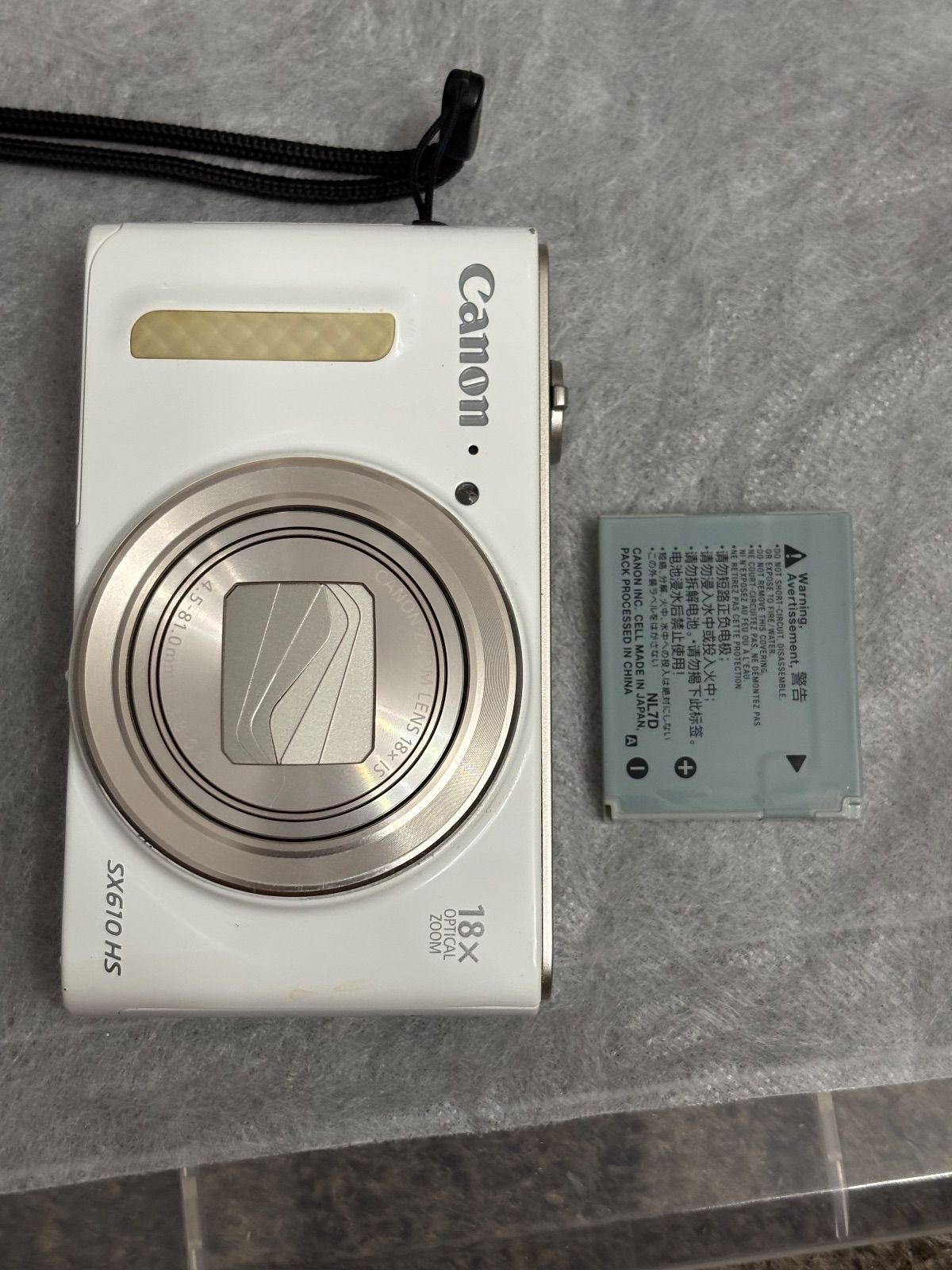 Canon SX610 HS ホワイト 20メガピクセル 9131 - メルカリ