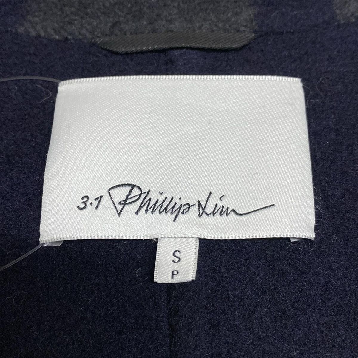 3.1 Phillip Lim ネイビー　コート サイズ0 美品】3.1 フィリップリム コート ネイビー サイズ0