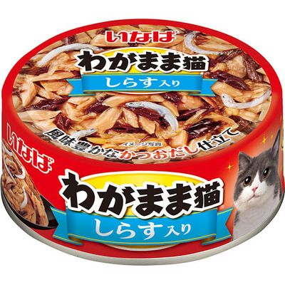 同梱不可】【48個セット】いなばペットフード わがまま猫しらす