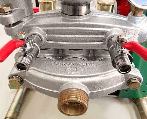 マツサカ 3連動噴 QP-PS 45 単体 最高圧4.0 MPa給水量27～34 L min エンジン式 動噴 噴霧器 噴霧機