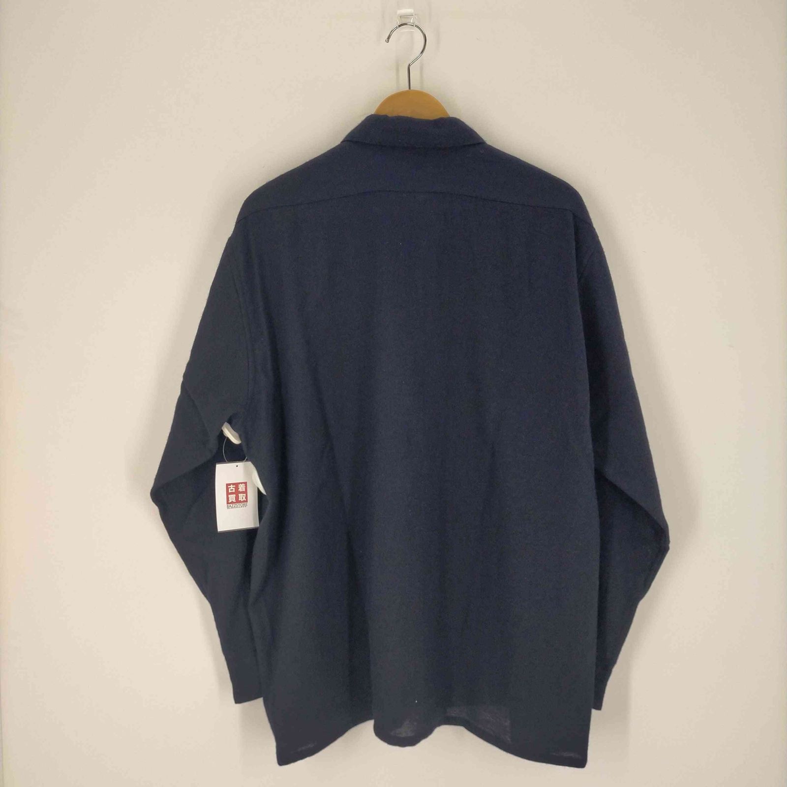 コモリ COMOLI カシミヤ和紙 オープンカラーシャツ メンズ JPN：3