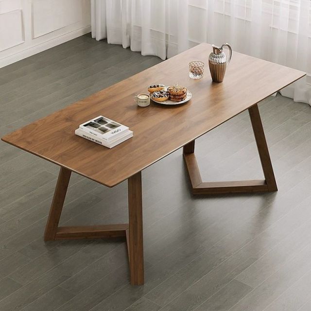 種類1：幅120×奥行80×高さ75cm ダイニングテーブル単品 4人 