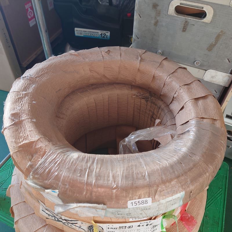 VCTケーブル，3.5sqX8C，富士電線，20ｍ