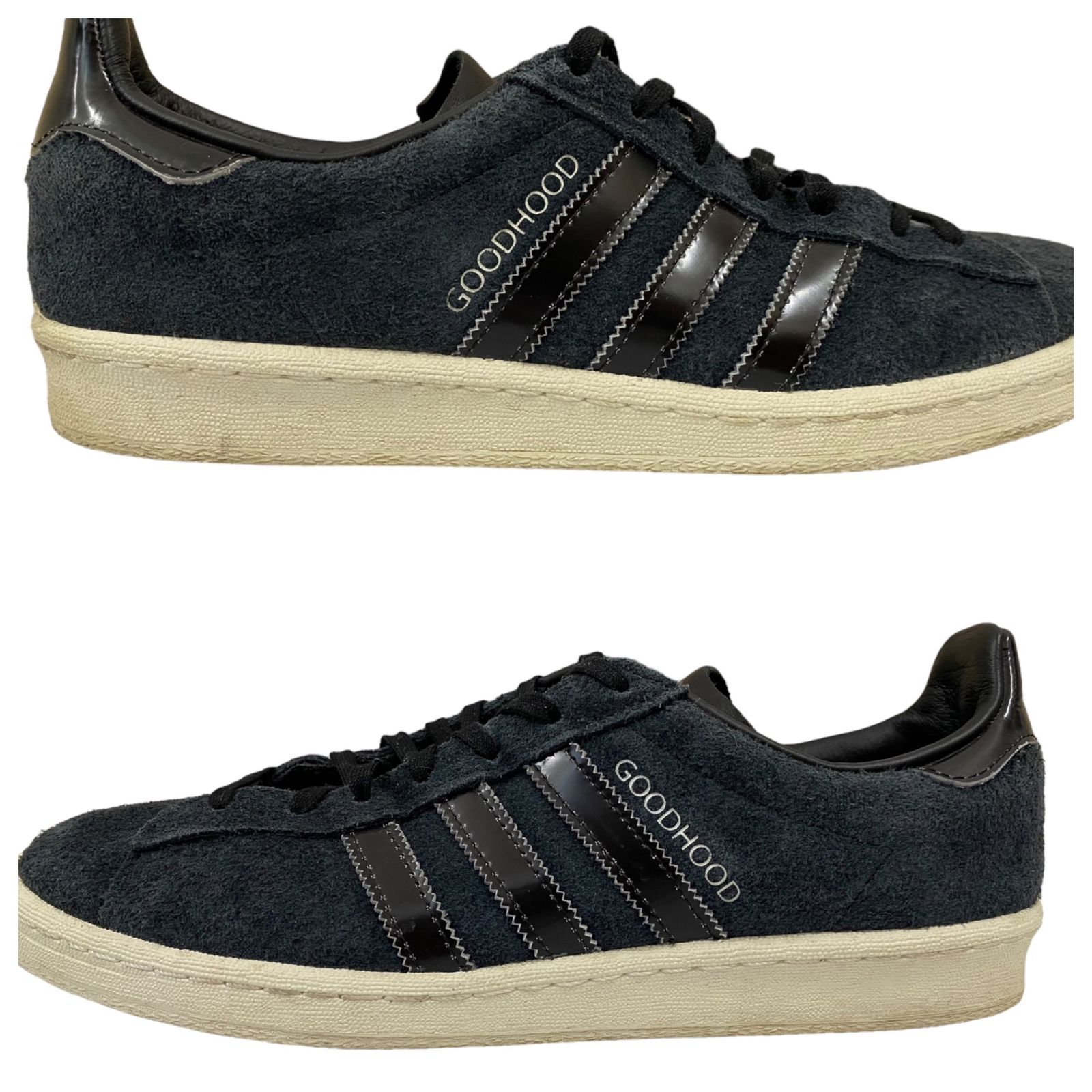 adidas (アディダス) ×GOODHOOD CAMPUS 80s スエード スニーカー 
