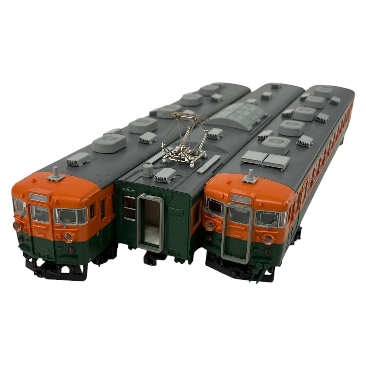 良好 KATO 3-525 165系 急行電車 基本 3両セット 湘南色 HOゲージ 鉄道模型 N9963135