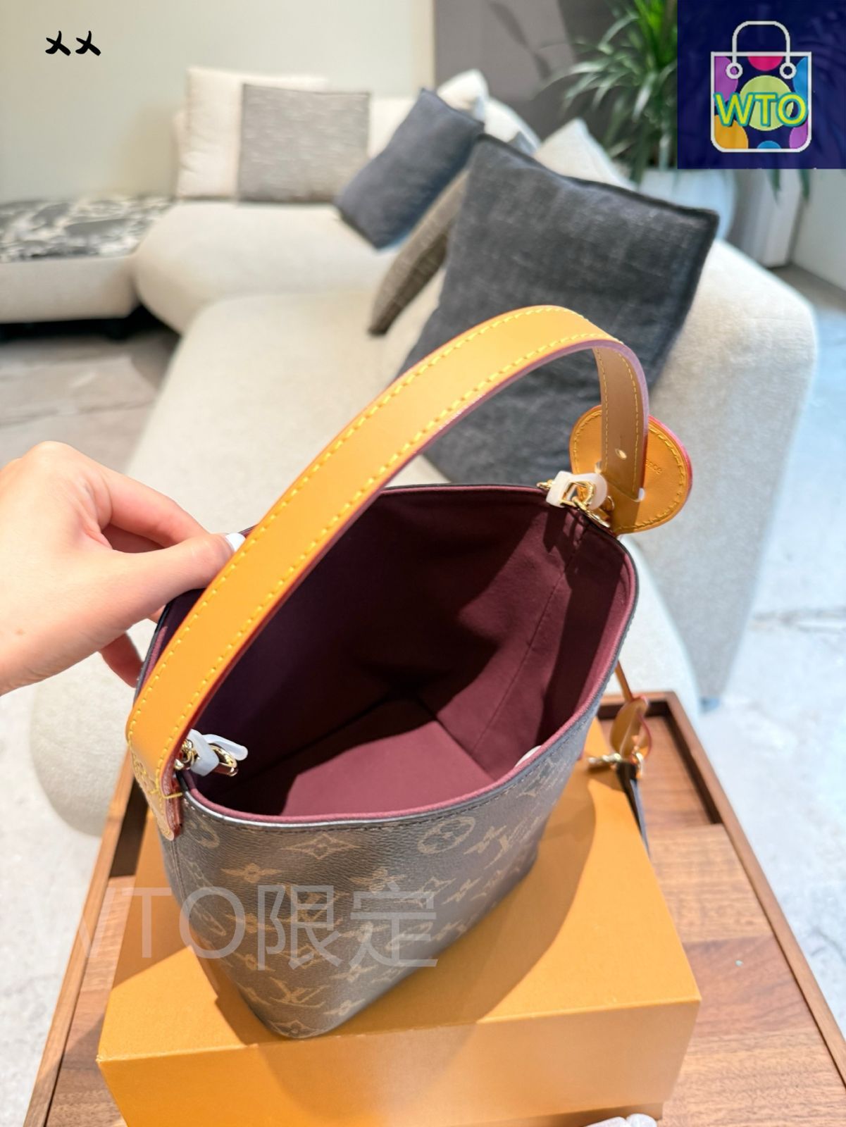 【ルイヴィトン】オール イン BB ハンドバッグ 2WAY バケツ型 ルイヴィトン LV×TMオールインBB ヴィトン ショルダー バッグ