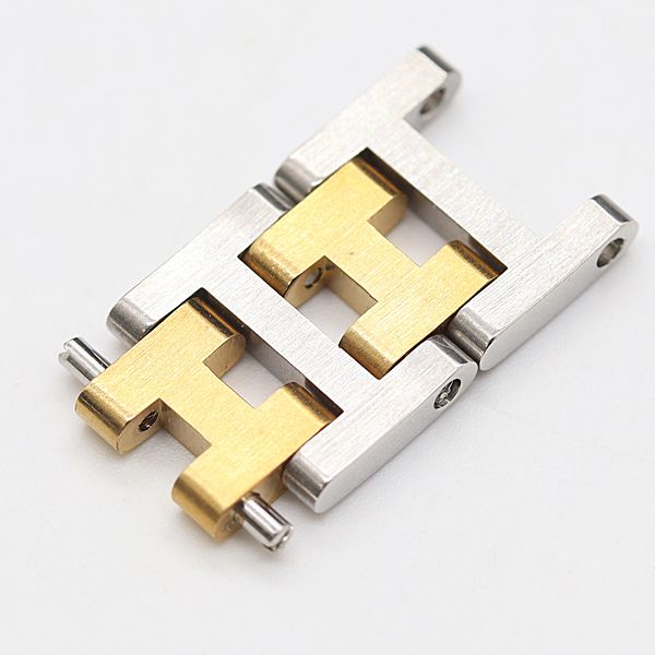 ①【未使用！】HERMES　旧型クリッパー　　コマ2個＆ネジ1セット　12㎜ HERMES クリッパー コマ 留め具 ネジ付き エルメス 2コマ - メルカリ