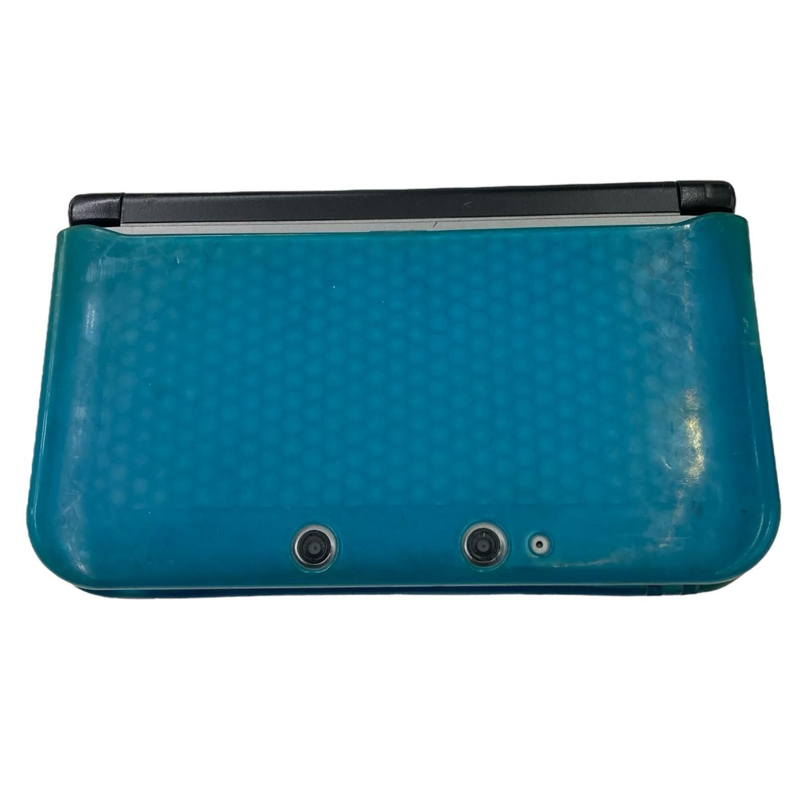 186000 ジャンク品 3DSLL CTR-001 ブラック 本体 カバー付き