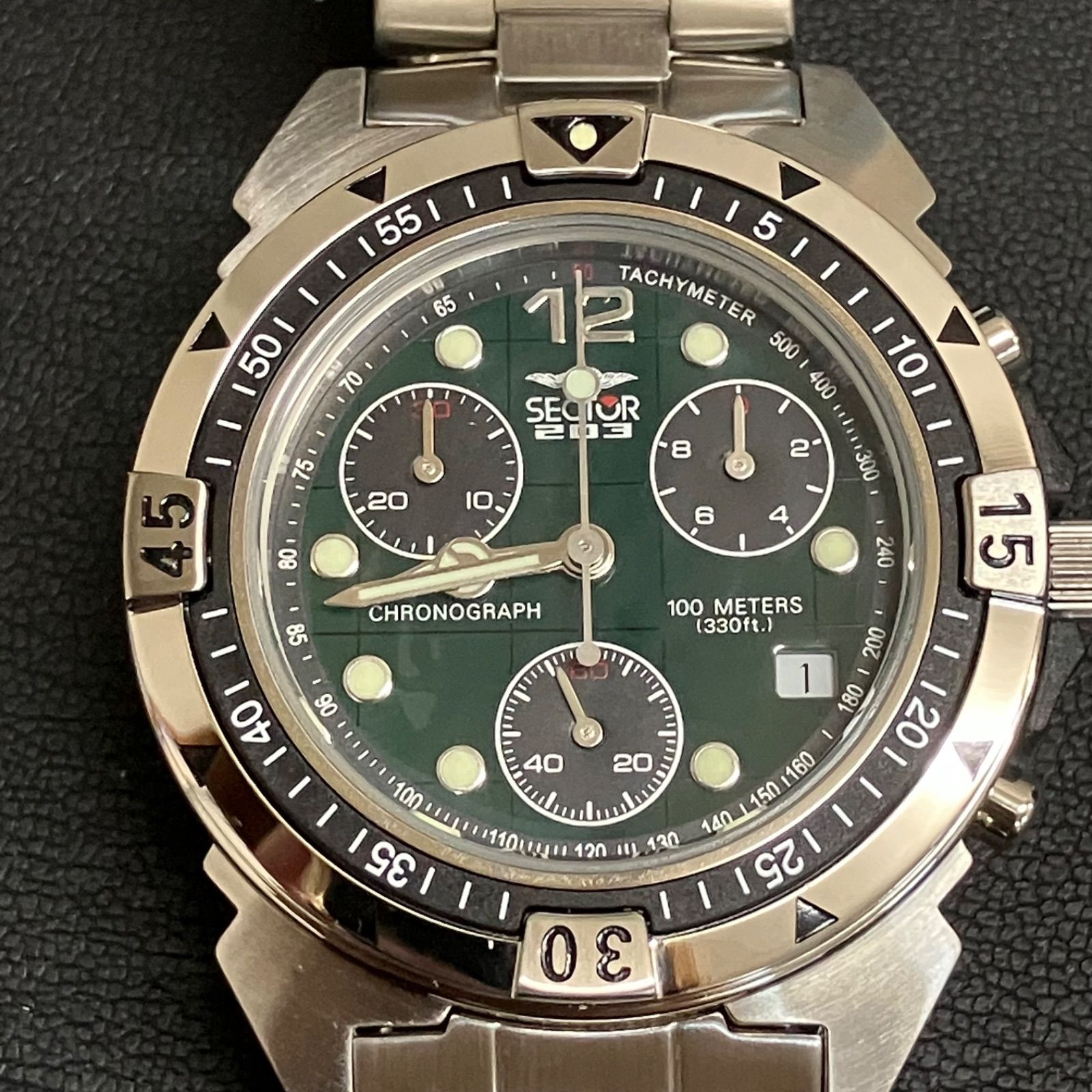 時計 SECTOR 203 SECTOR 203 クロノグラフ セクターSWISS MADE 腕時計 - メルカリ