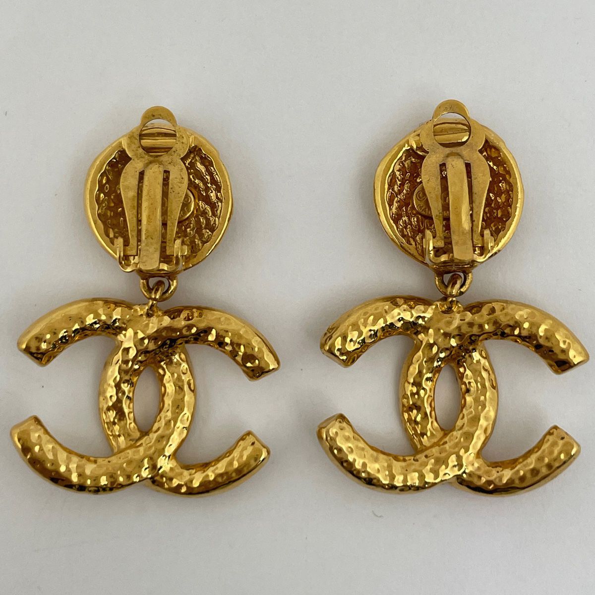 シャネル CHANEL ココマーク イヤリング スイング ロゴ イヤリング GP ゴールド レディース