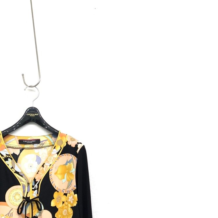 美品　LEONARD レオナール　カンカン　チュニック　ブラウス 近年美品 LEONARD レオナール カンカン チュニック 42 - メルカリ