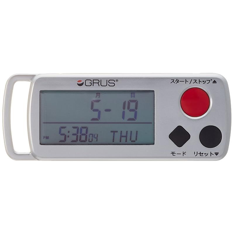 ハタチ HATACHI グルス GRUS 歩幅 心拍計測 歩数計 時計機能付 GRS002-02 WH6225 1