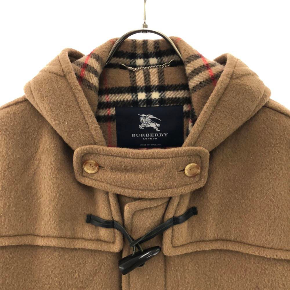 バーバリーロンドン 英国製 フーデッド ダッフルコート ブラウン BURBERRY LONDON メンズ - ショッピング純正品