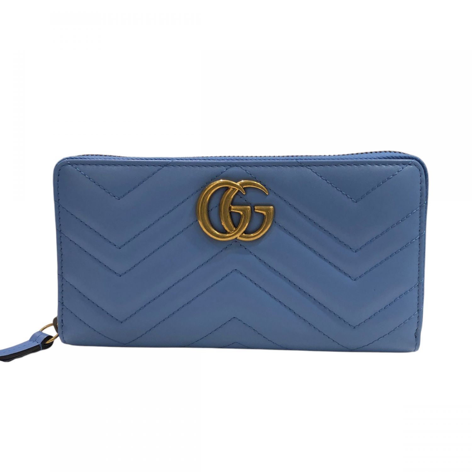 中古】 GUCCI グッチGGマーモント ダブル G443123 ジップ