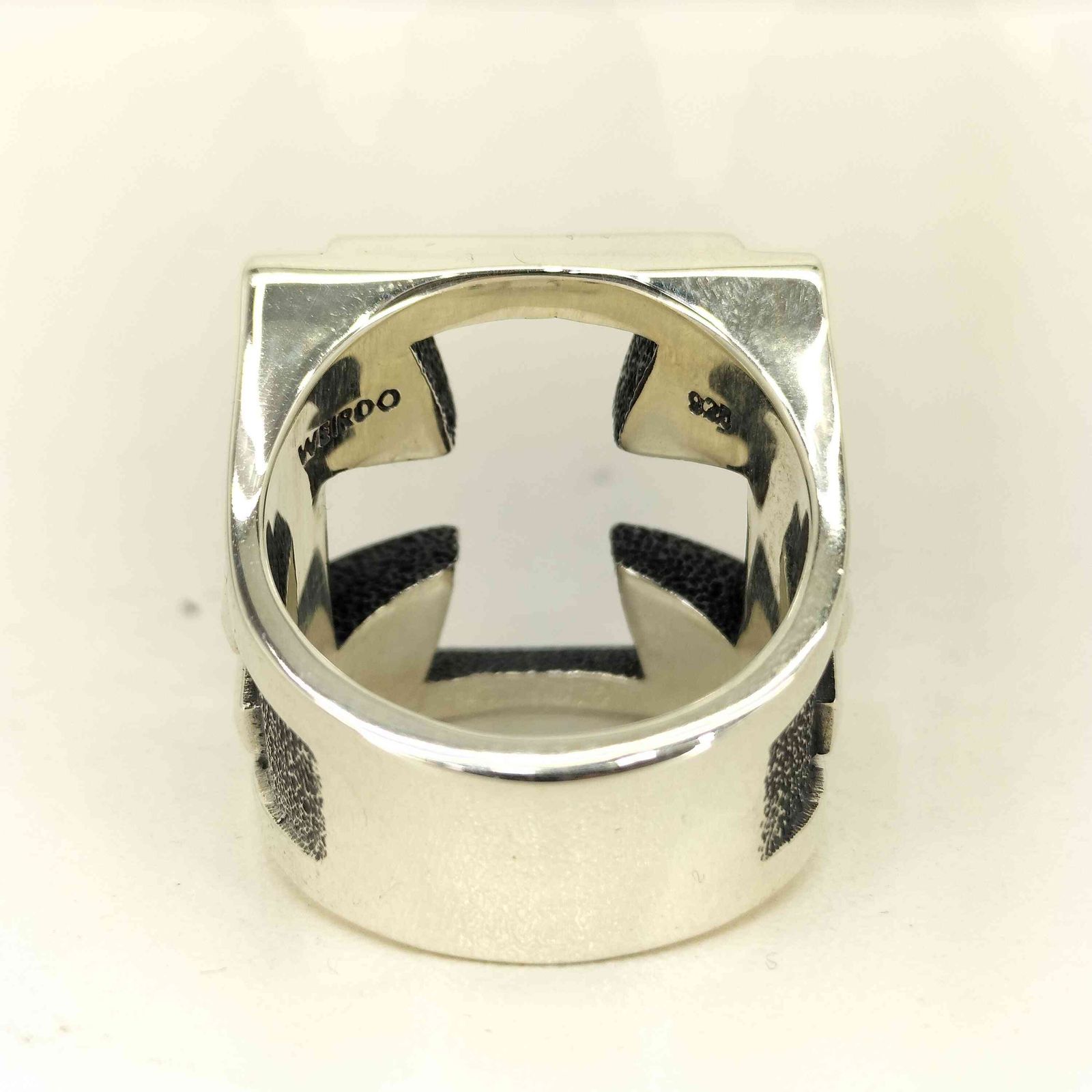 びっくちよこウィアード アイアンクロスリング20号 びっくちよこ様専用