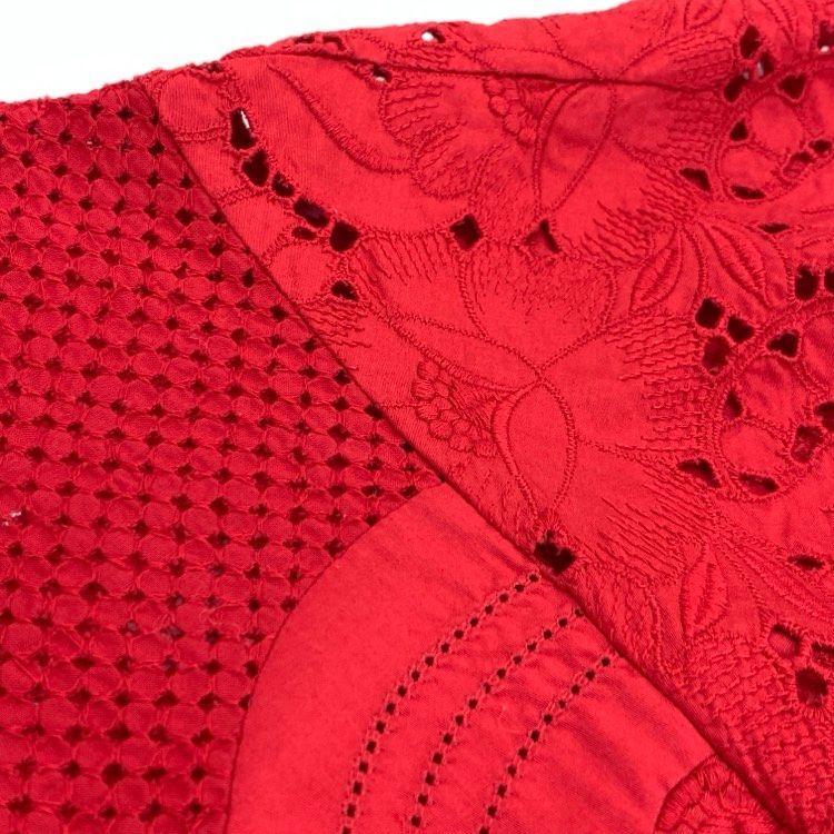 Mame Kurogouchi マメクロゴウチ Floral Cutwork lace Tops