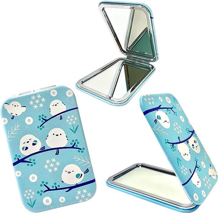 LamPlanning コンパクトミラー 手鏡 携帯 折りたたみミラー