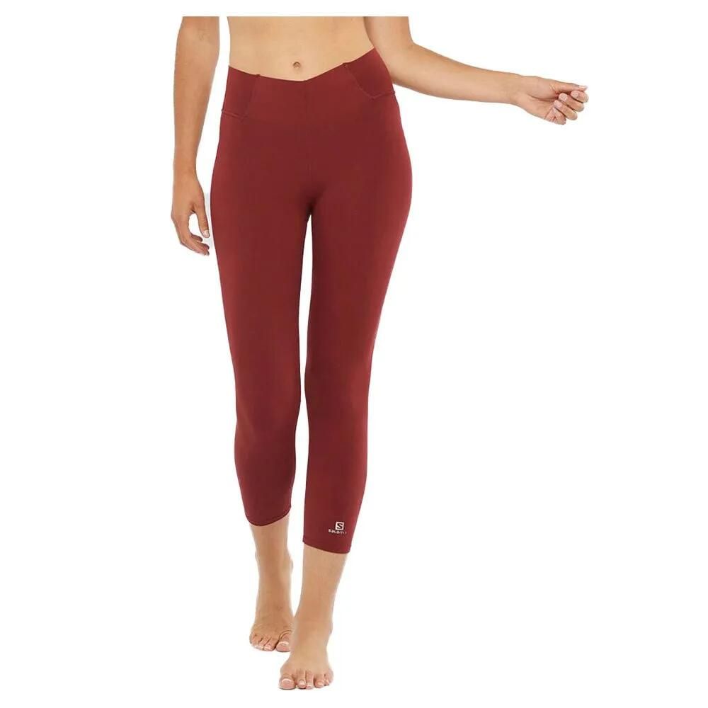 お取り寄せ ２～４週間で発送 サロモン クロス マルチ 23 レギンス レディース Cabernet t SALOMON Cross Multi 23 Leggings t