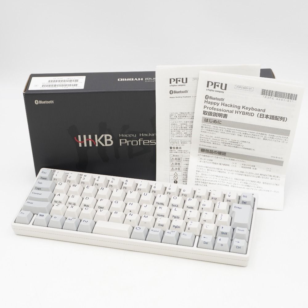 PFU - PFU (ピーエフユー) PC周辺機器 HHKB Professional HYBRID Type-S 日本語配列／白 Happy Hacking Keyboard PD-KB820WS 美品 61bGaxB+zzL._AC_SY200_QL15_.jpg