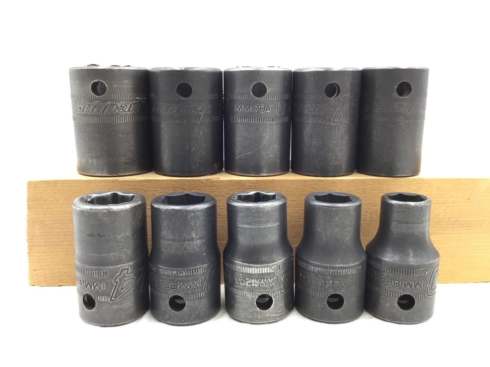 MAX90％オフ。 品 ○Snap-on スナップオン 1 2 6角インパクトソケット IMM100A～170A 180 190 10個セット ITX15JPTIA3O エコツール半田店 M02 【送料無料】