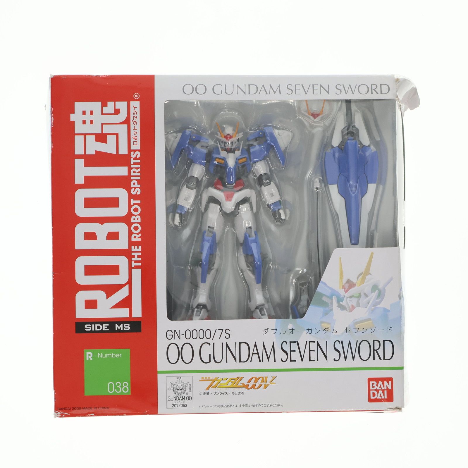 BANDAI - ROBOT魂(SIDE MS) GN-0000/7S ダブルオーガンダムセブンソード 機動戦士ガンダム00V(ダブルオーブイ) 完成品 可動フィギュア バンダイ GN-0000/7S ダブルオーガンダム セブンソード/G (MG) (ガンプラ