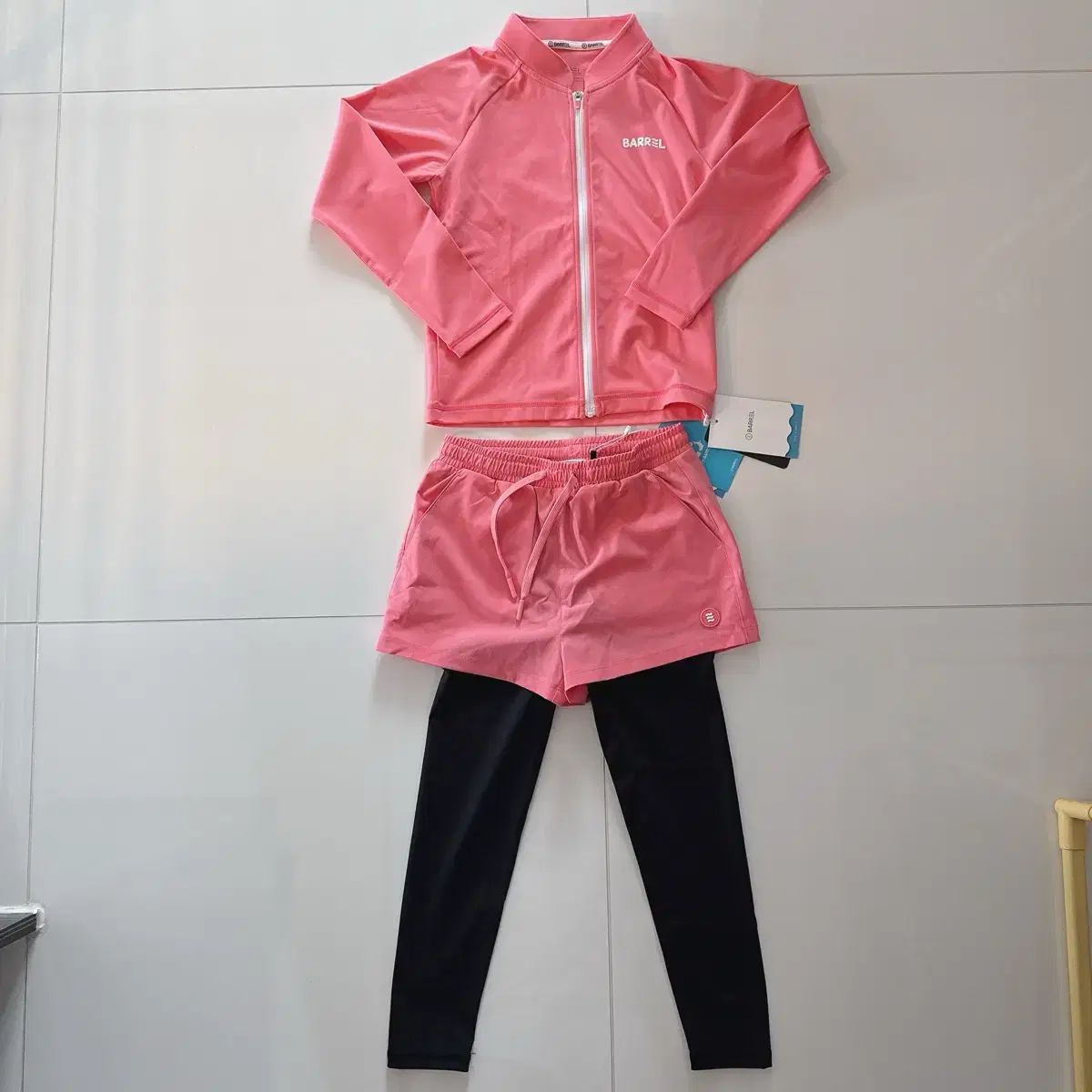 バレルキッズ ラッシュガード ジップアップセット 120 サイズ