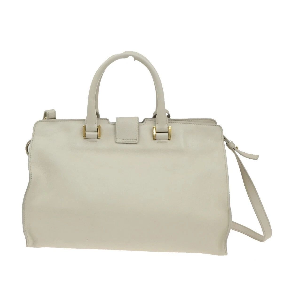 SAINT LAURENT アイボリー ショルダーバッグ