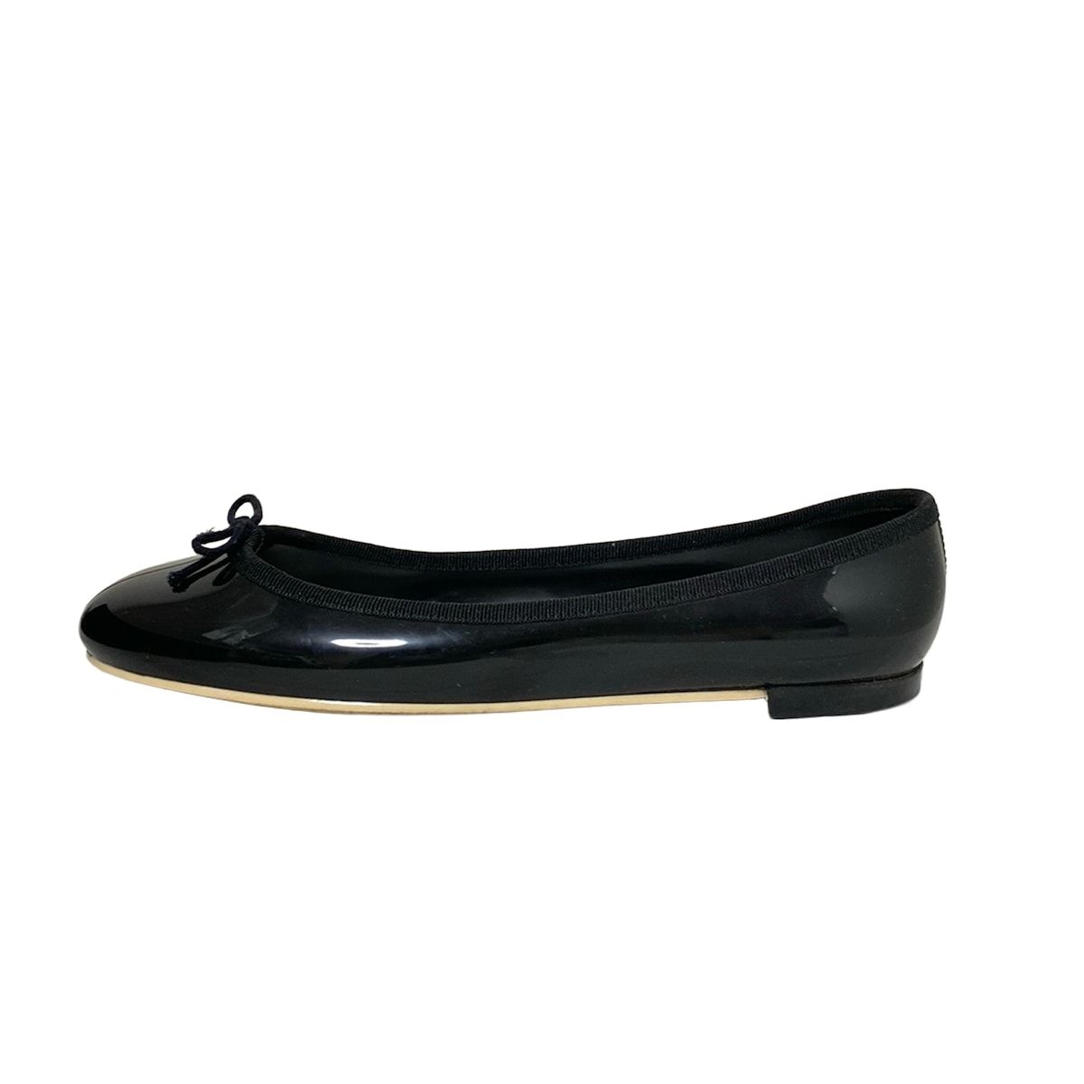 repetto レペット フラットシューズ 40 レディース - 黒 リボン レザー