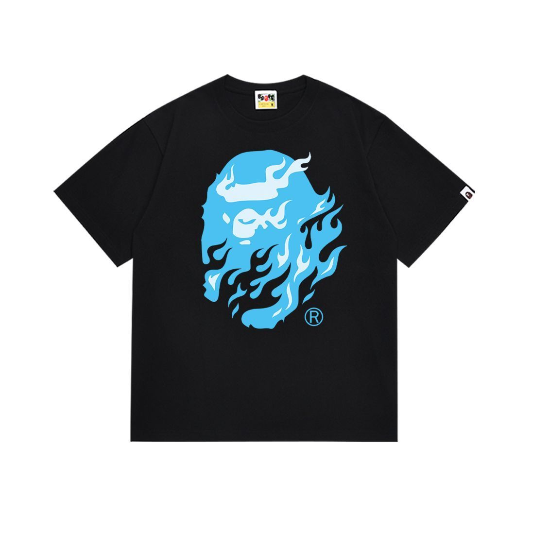 新品】新品未使用アベイシングエイプ A BATHING APE Tシャツ 猿 bape T 半袖 男女兼用 ブラック*ブルー - メルカリ