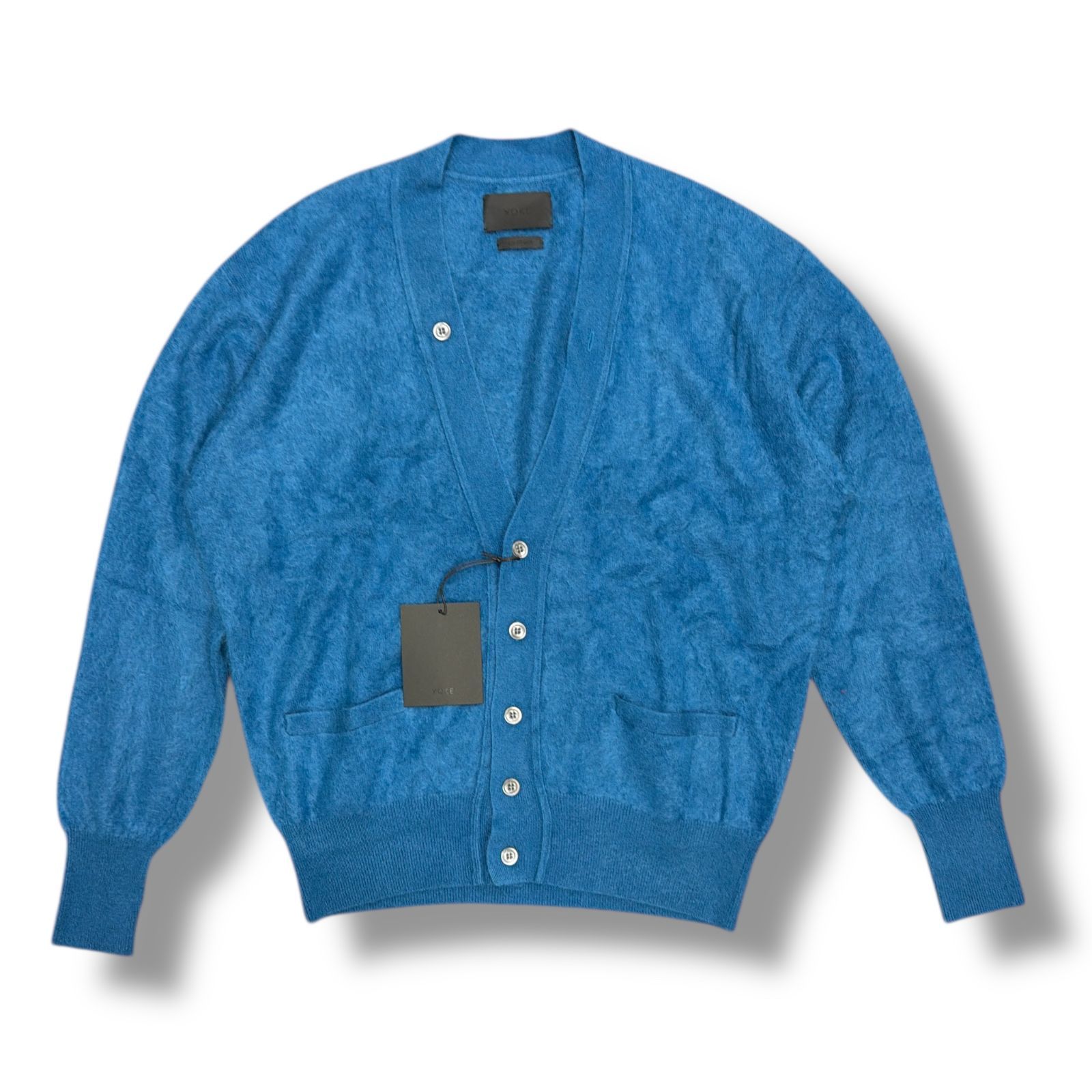 参考上代79200円 未使用品 YOKE 24AW BRUSHED CASHMERE CARDIGAN 