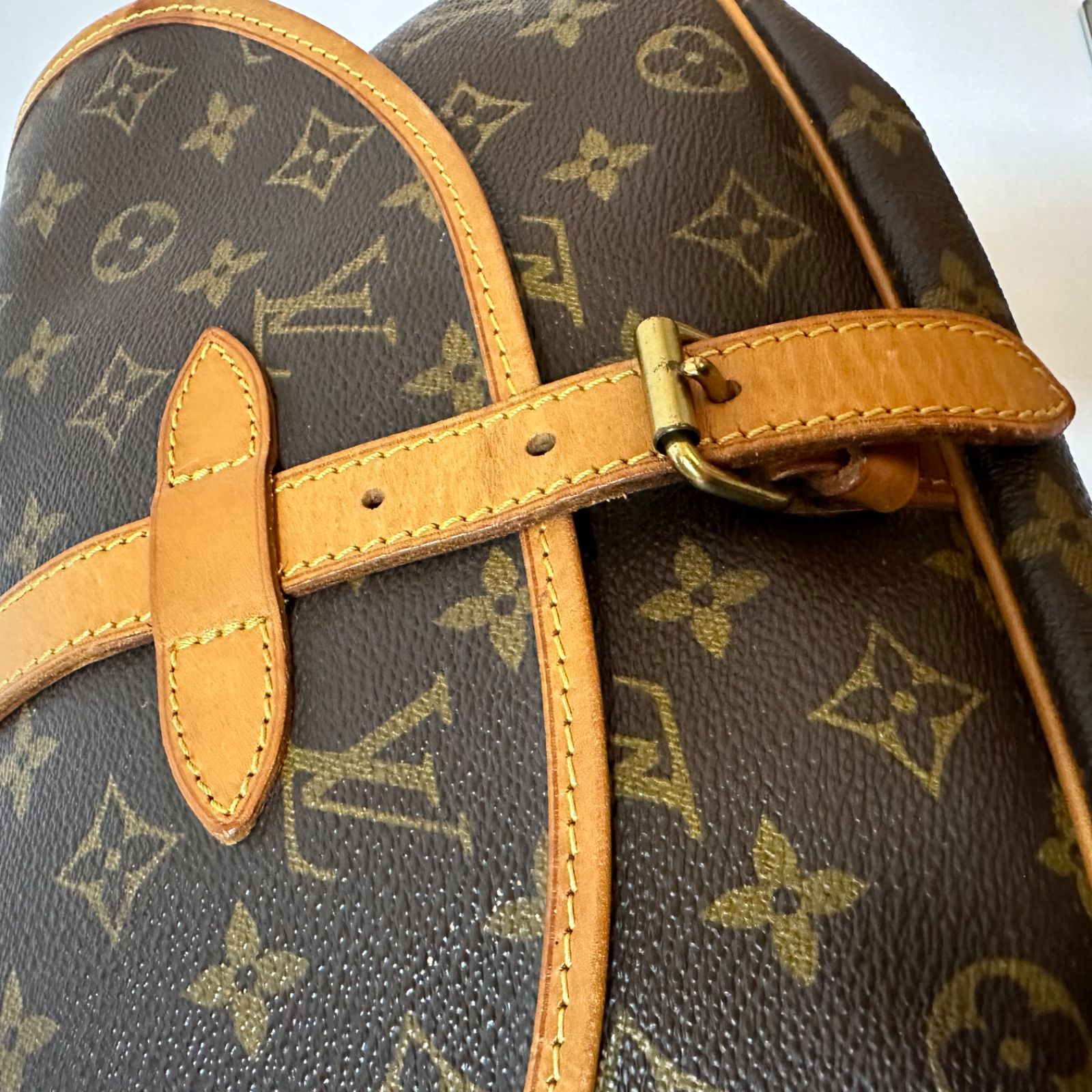 ハロウィンセール！ルイヴィトン LOUIS VUITTON モノグラム ショルダーバッグ ソミュール 30 極上品 - メルカリ