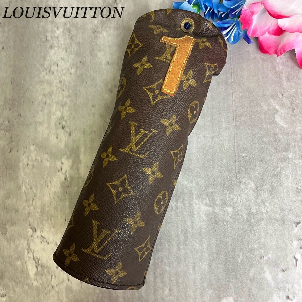 LOUIS VUITTON 粗かっ ルイヴィトン ゴルフヘッドカバー モノグラム