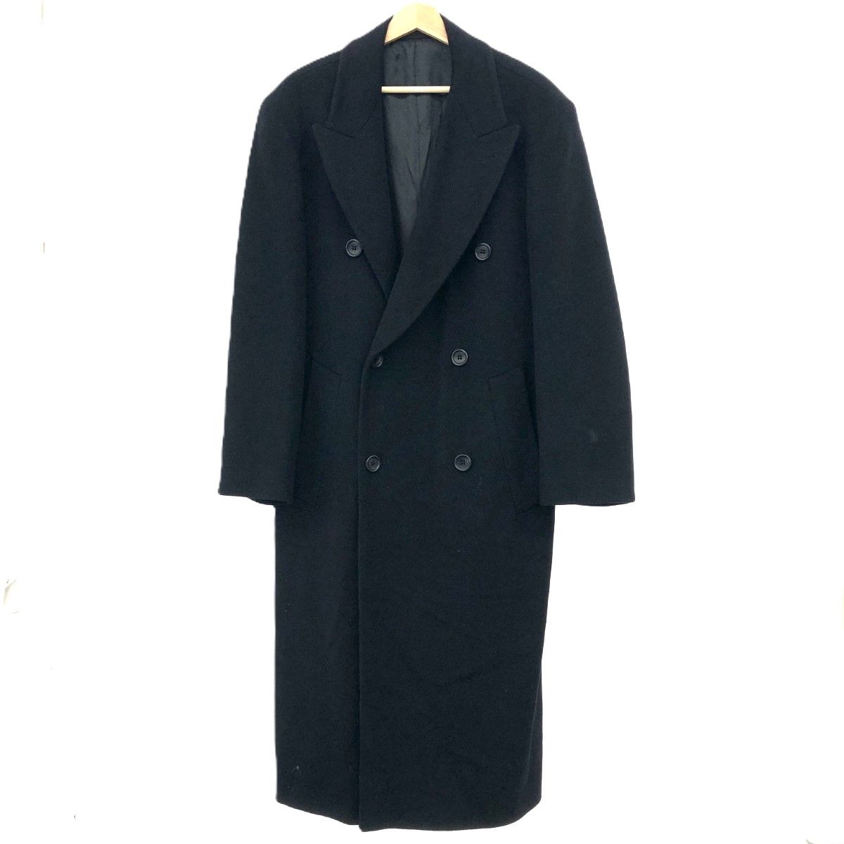 美品✨ヒューゴボス ロロピアーナ ダブルチェスターコート ウール 52サイズ HUGO BOSS ヒューゴボス×ロロピアーナ チェスターコート