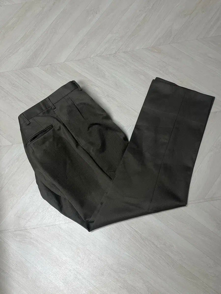 ヴィンテージ バーバリー タック ワイド パンツ 32