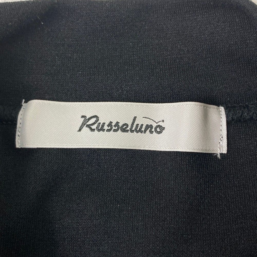 サイズ：7 RUSSELUNO ラッセルノ ハイネック 長袖Tシャツ ブラック系