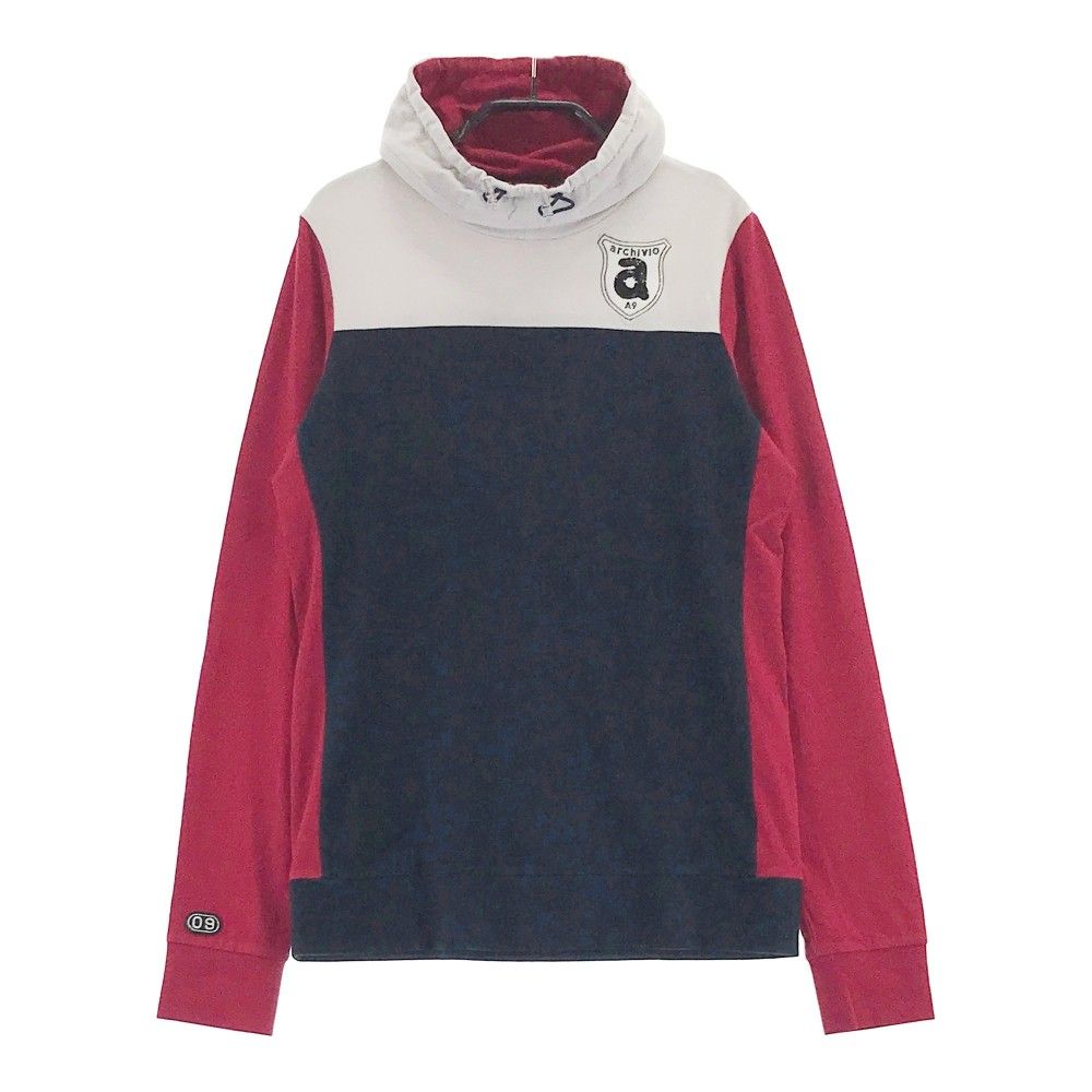 サイズ：38 ARCHIVIO アルチビオ  ハイネック長袖Tシャツ  ネイビー系 [240101419793] ゴルフウェア レディース ストスト サイズ：38 ARCHIVIO アルチビオ ハイネック 長袖Tシャツ