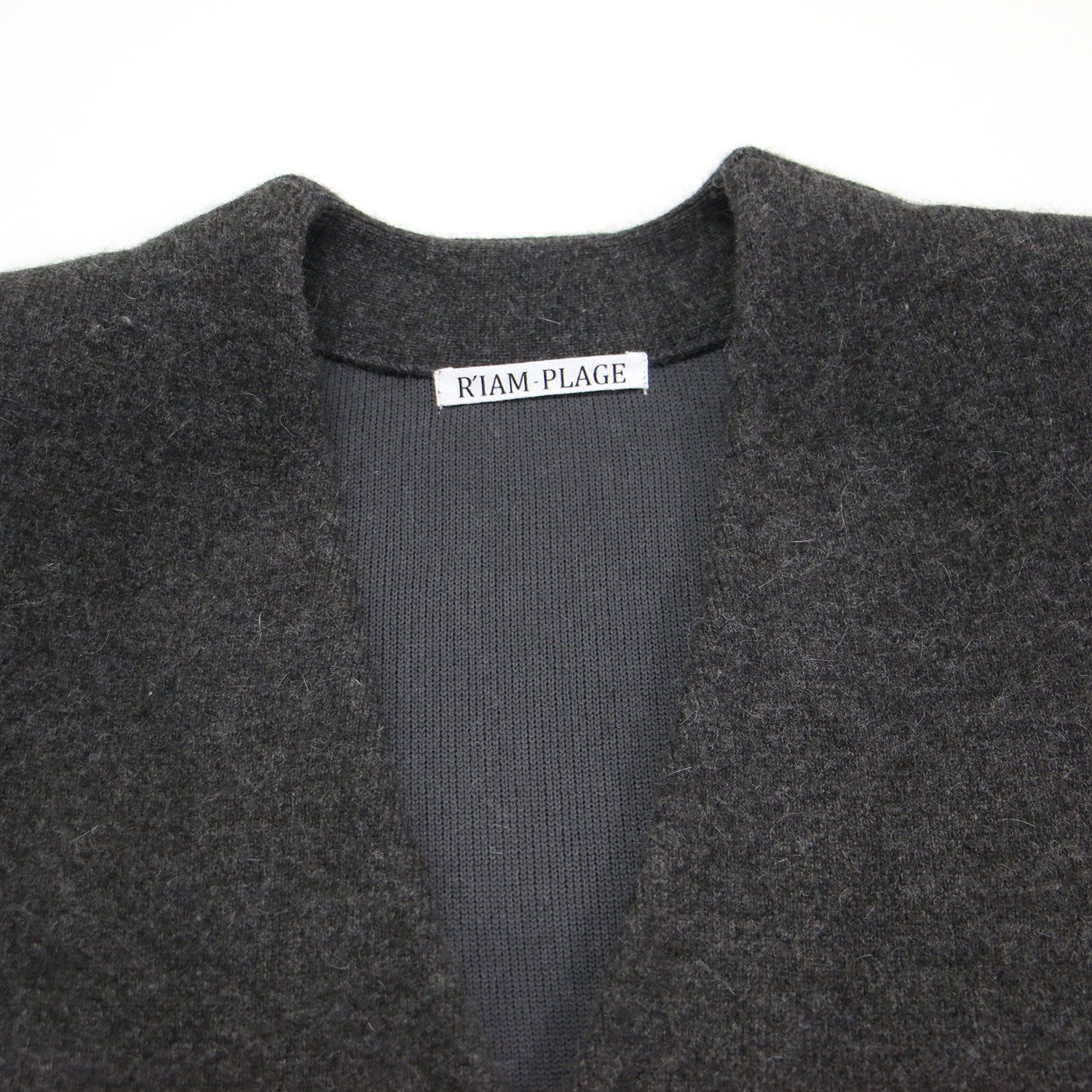 Plage プラージュ コート グレー サイズ:36(S) | RIAM 24秋冬 アンゴラ