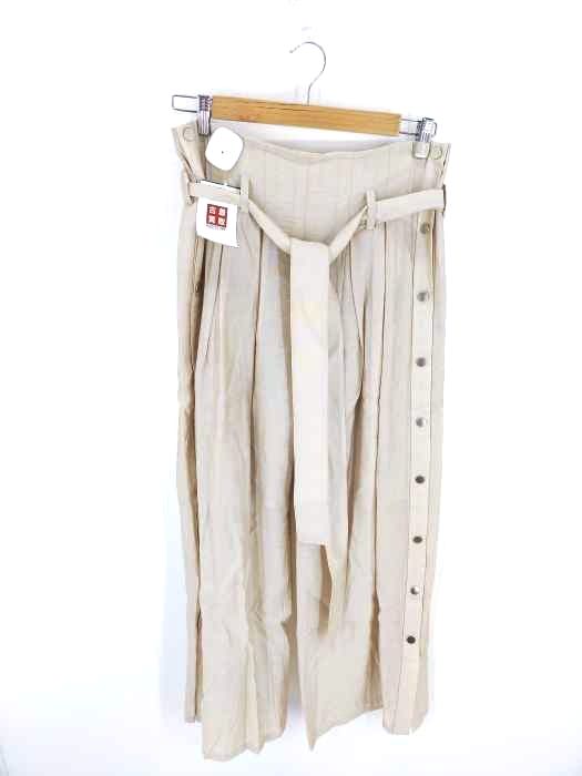 ユーズドフルギ USED古着 サイドスリットスナップパンツ レディース  