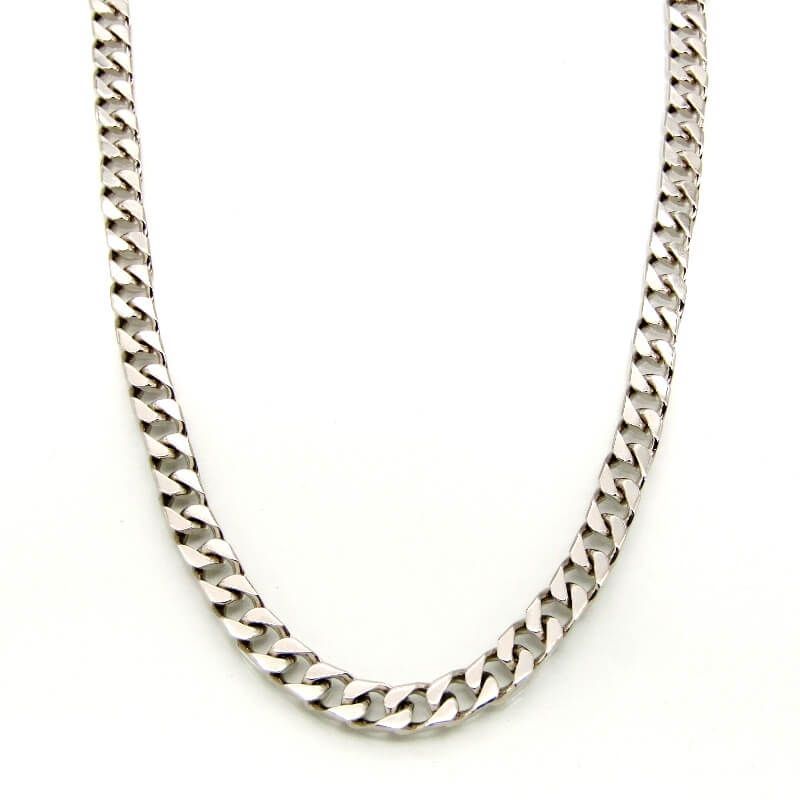 プラチナ　チェーンネックレス ネックレス チェーン スクリュー 幅 0.8mm pt850 プラチナ 約