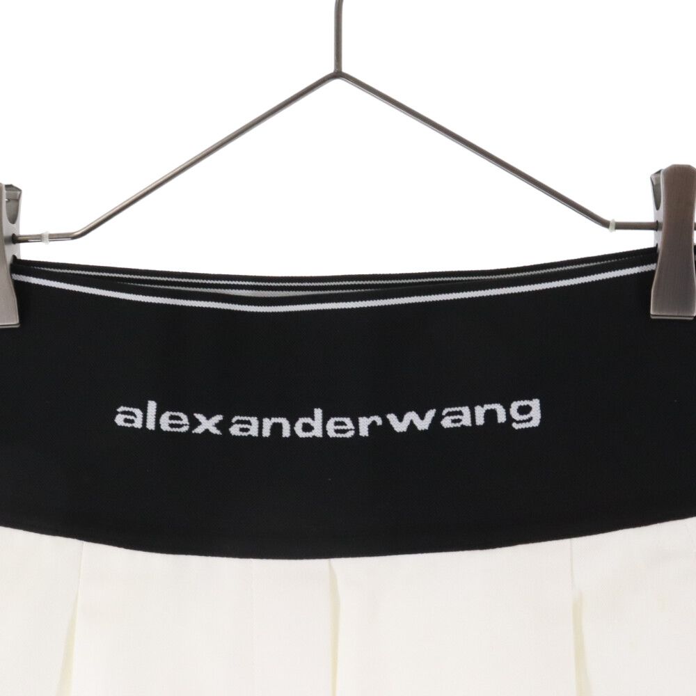 ALEXANDER WANG (アレキサンダーワン) ハイウエストジッパーロゴ キャロットパンツ ホワイト 1WC1224426 - メルカリ