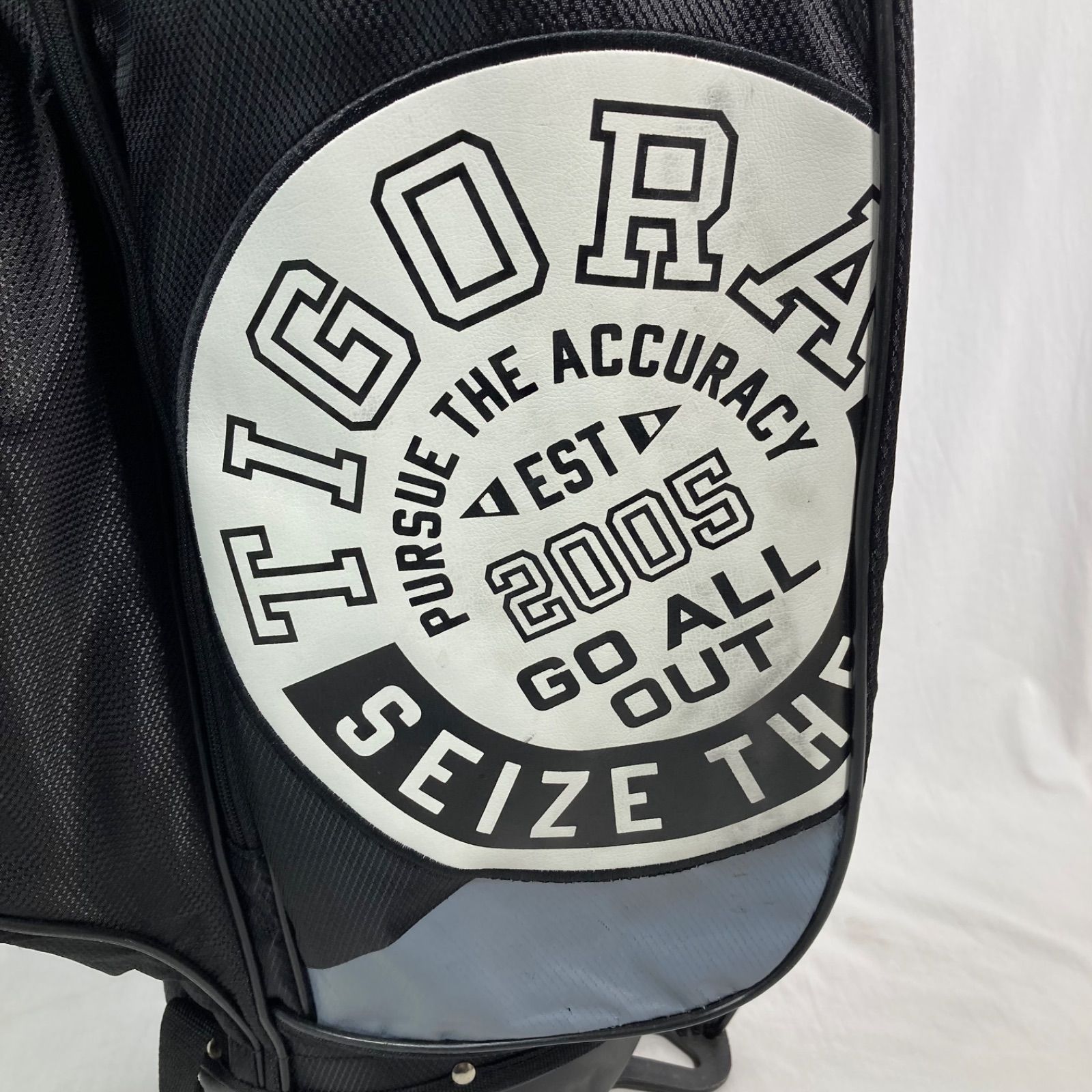 【希少品】　TIGORAキャディバッグ　ゴルフバッグスタンド式　送料込み TIGORA ティゴラ キャディバッグ 軽量 9.5型 TR-0B1180CB メンズ