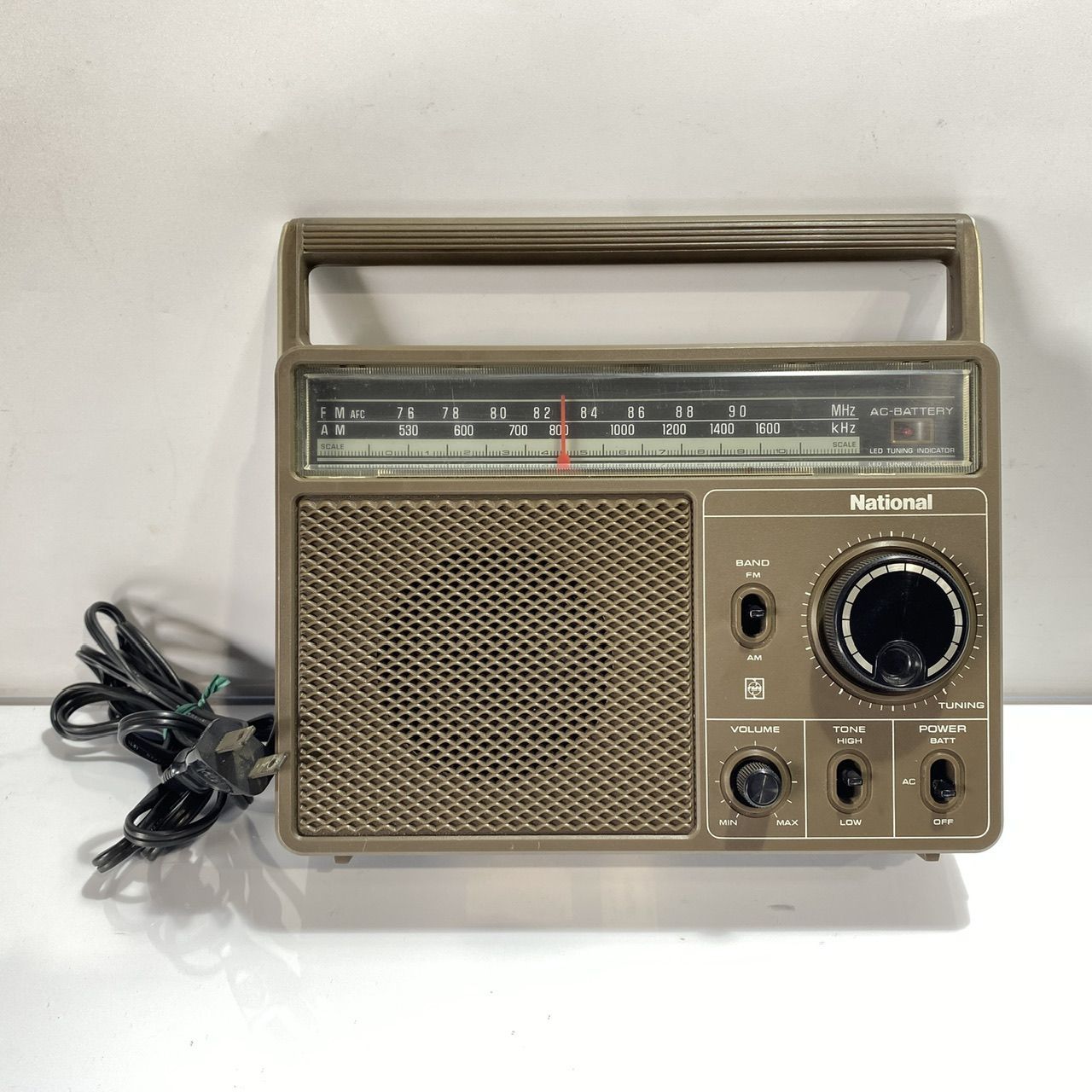National ナショナル RF-567 ラジオ 昭和レトロ (管理番号