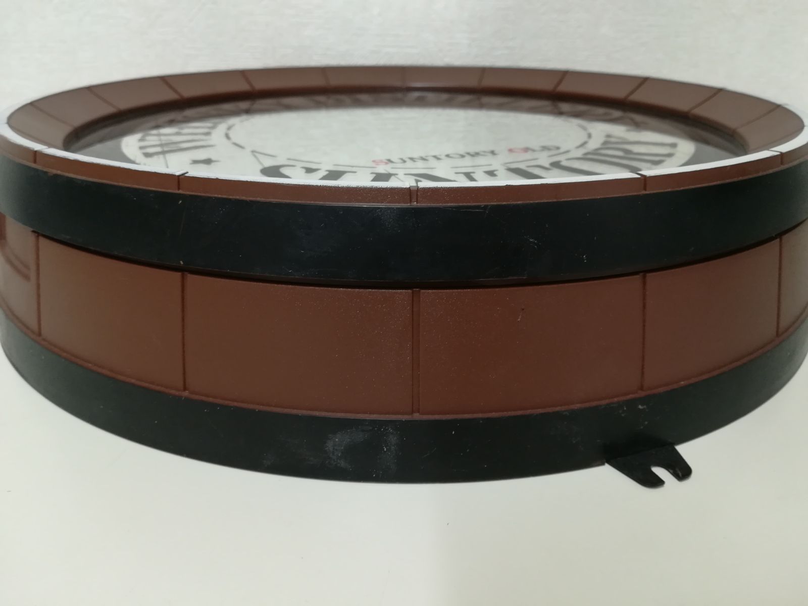 サントリー　樽型パブミラー　ミラーケース サントリー ウイスキー 壁掛け 樽型ミラーケース 非売品 - メルカリ
