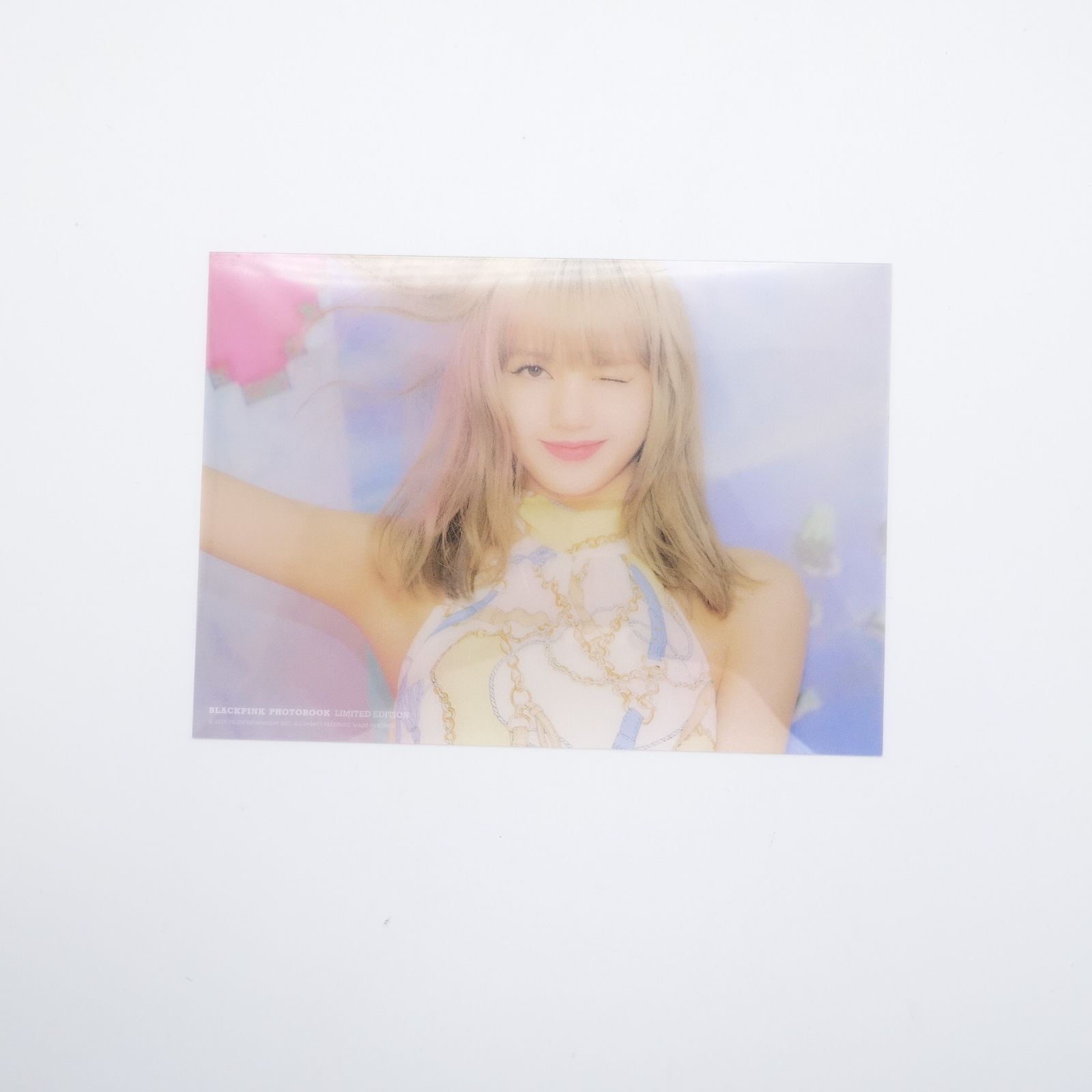 BLACKPINK リサ PHOTOBOOK LIMITED EDITION 半透明 トレカ フォト