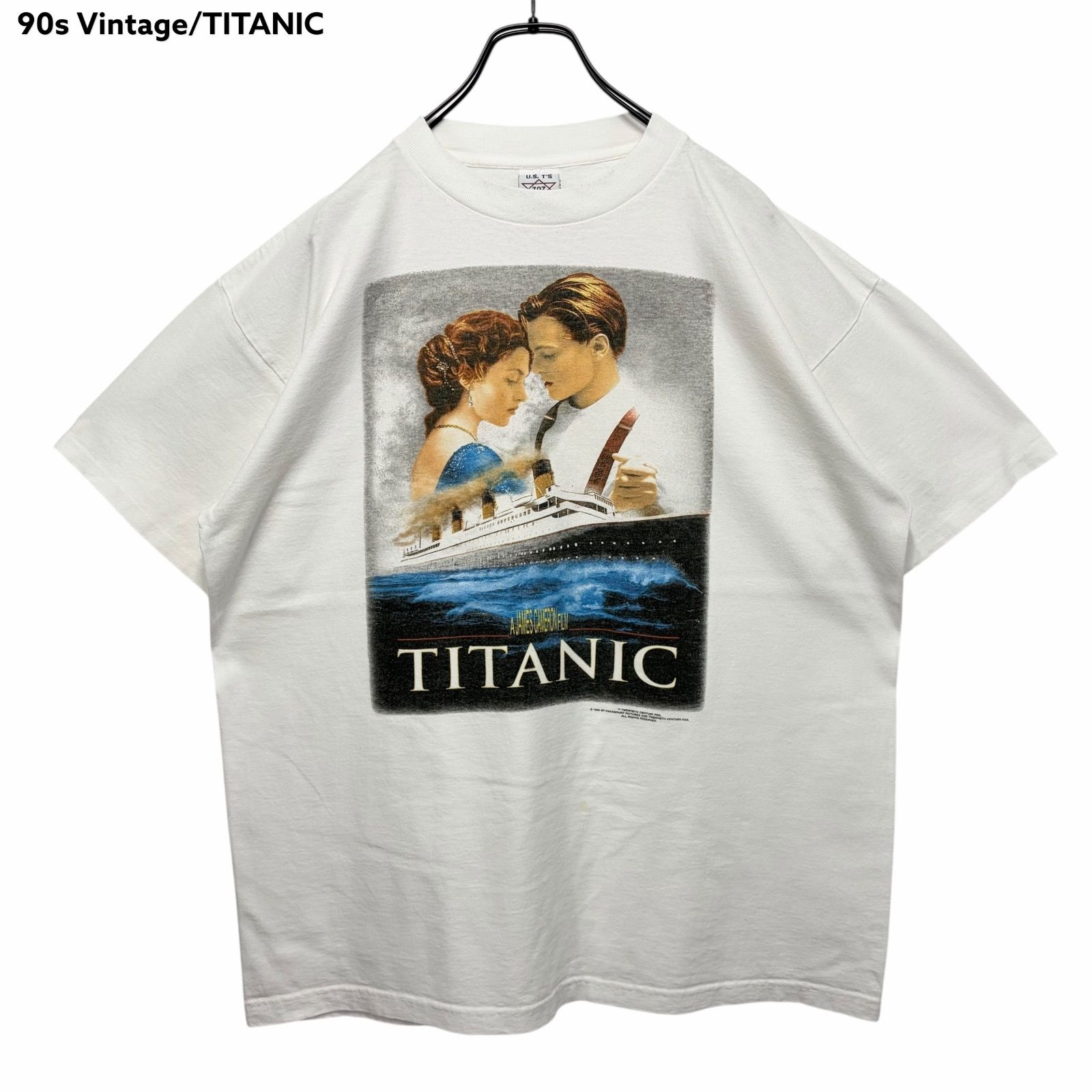 90s 1998年 タイタニック オフィシャル ムービー 映画 Tシャツ 90s 1998年 タイタニック オフィシャル ムービー 映画 Tシャツ